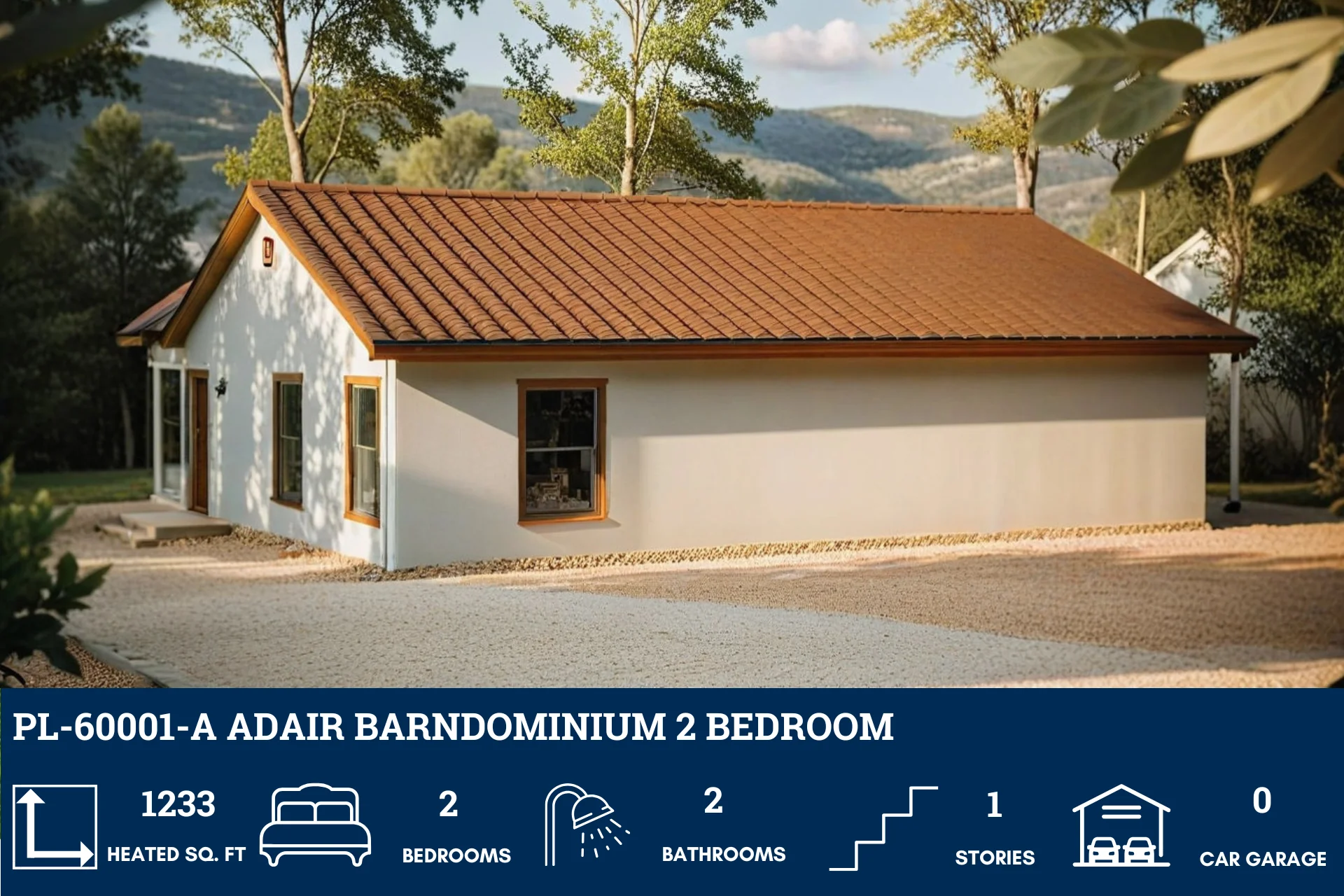 PL-60001-A Adair Barndominium House Plan - Image 7