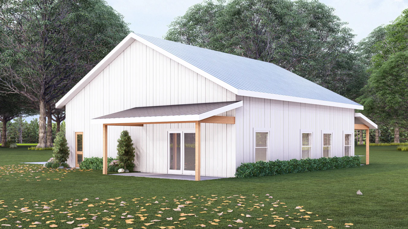 PL-60003 Bartow Barndominium House Plan - Image 3