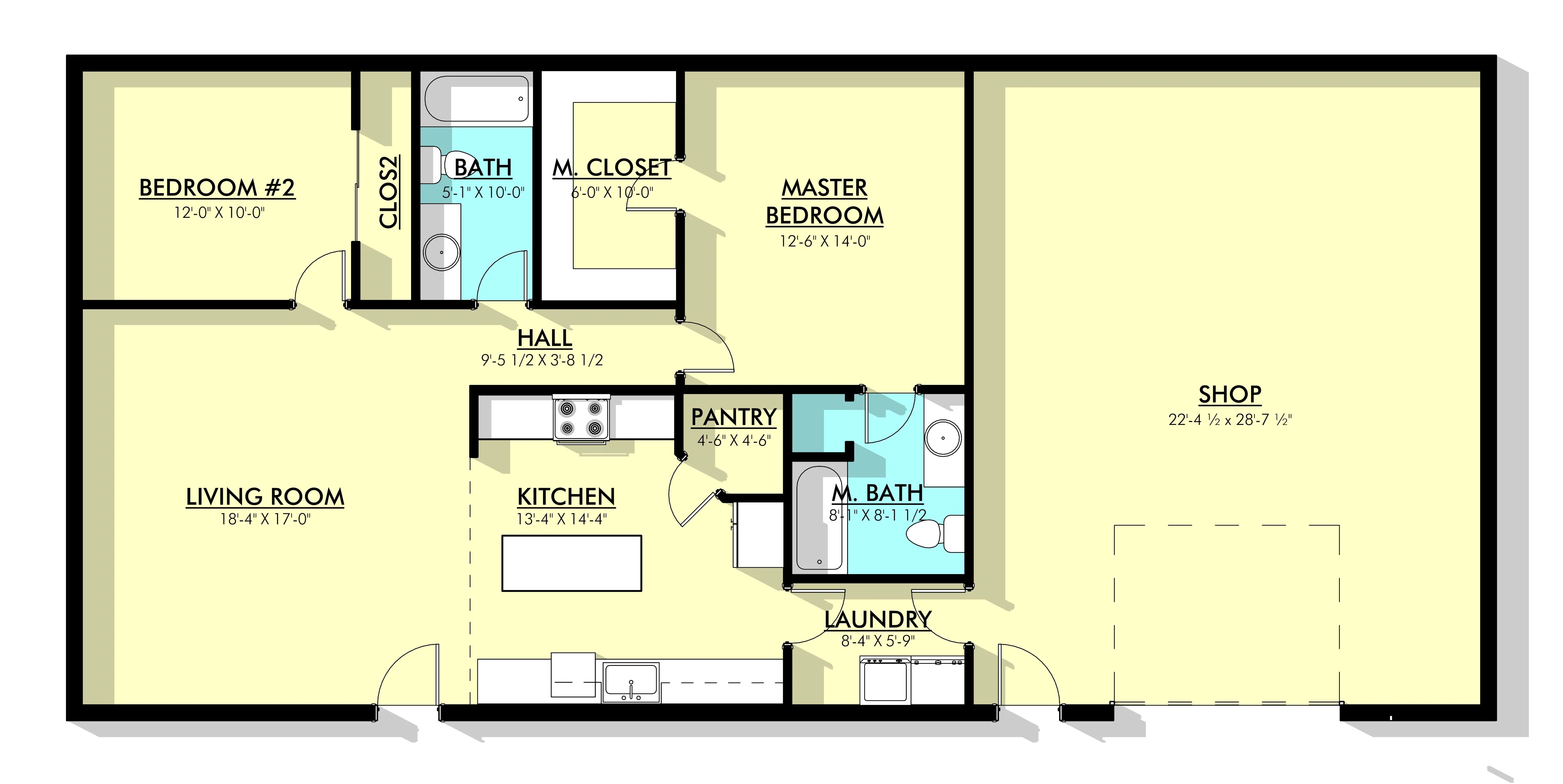 PL-60004 Marion Barndominium House Plan - Image 7
