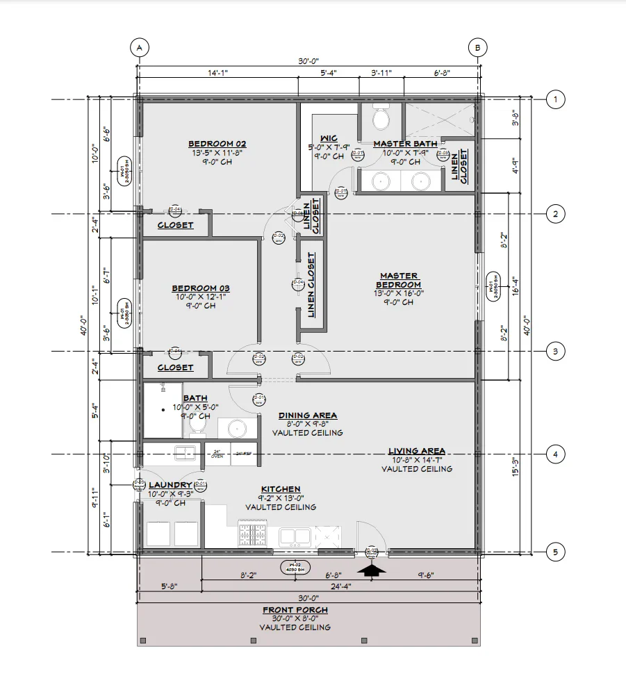 PL-60107 Iris Barndominium House Plan - Image 8