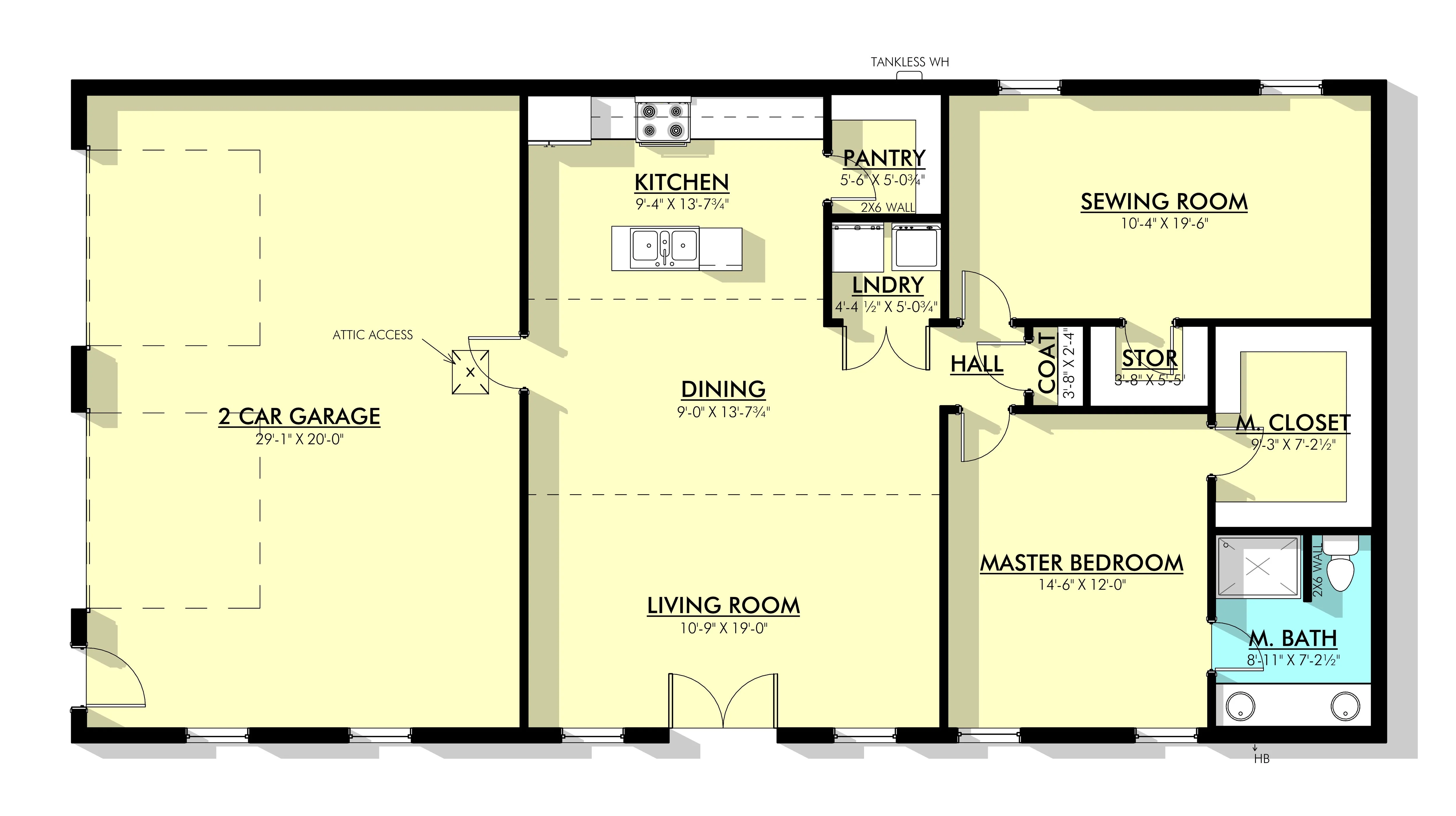 PL-60202 Catalina Barndominium House Plan - Image 10