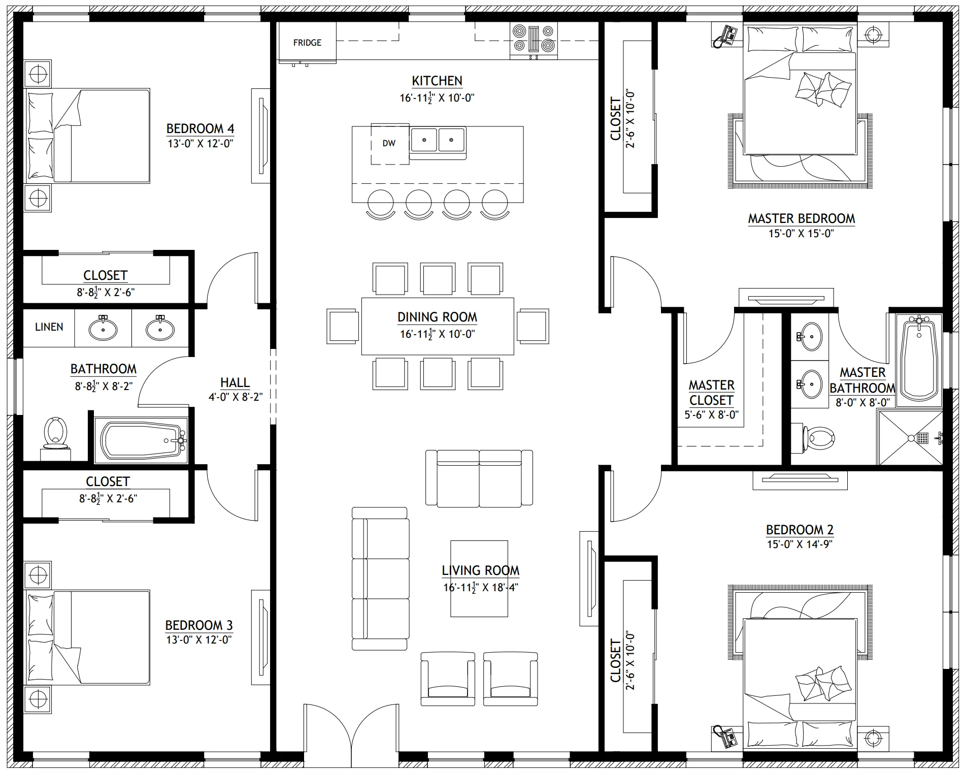 PL-60408 Sandy Barndominium House Plan - Image 9