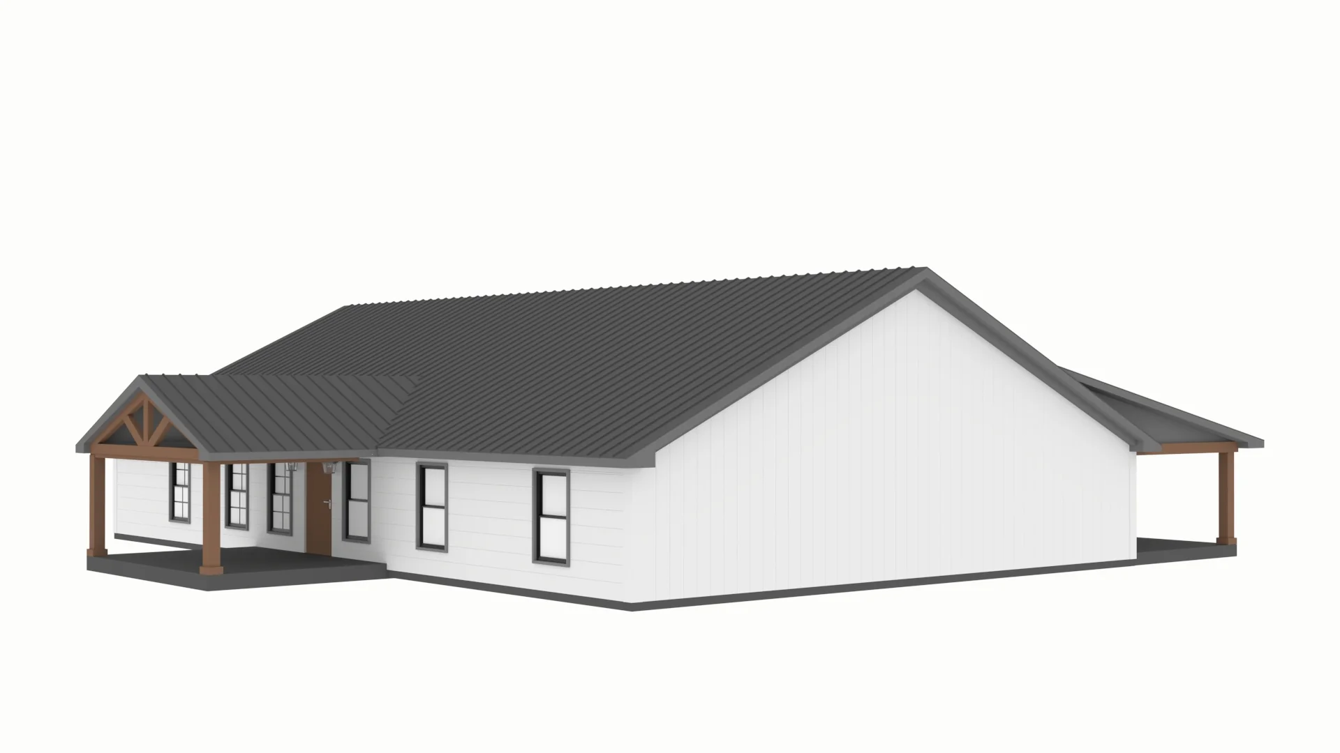 PL-60703 Sparrow Barndominium House Plan - Image 4