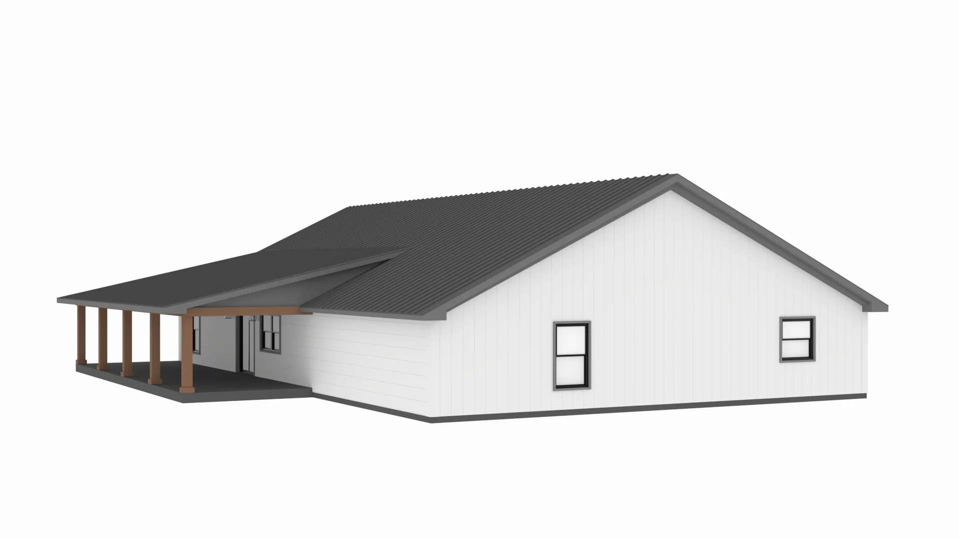PL-60703 Sparrow Barndominium House Plan - Image 5