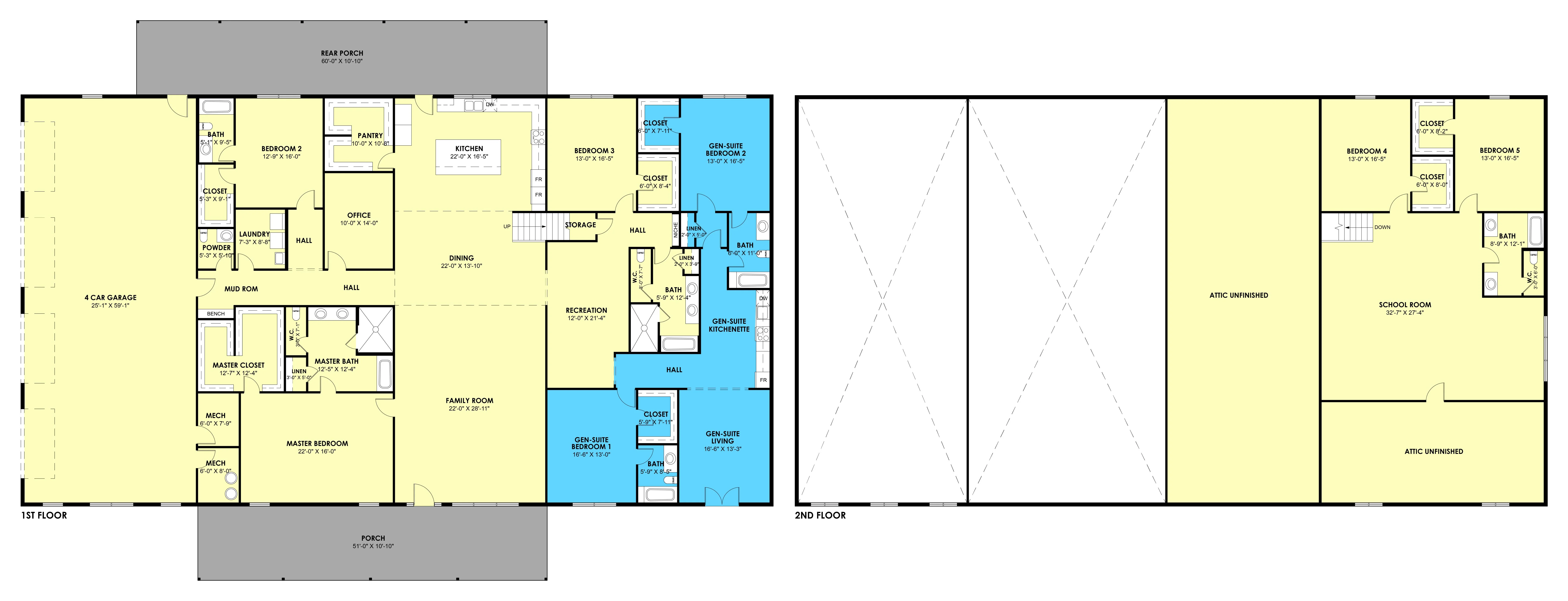PL-60707-GS Barndominium House Plan - Image 3