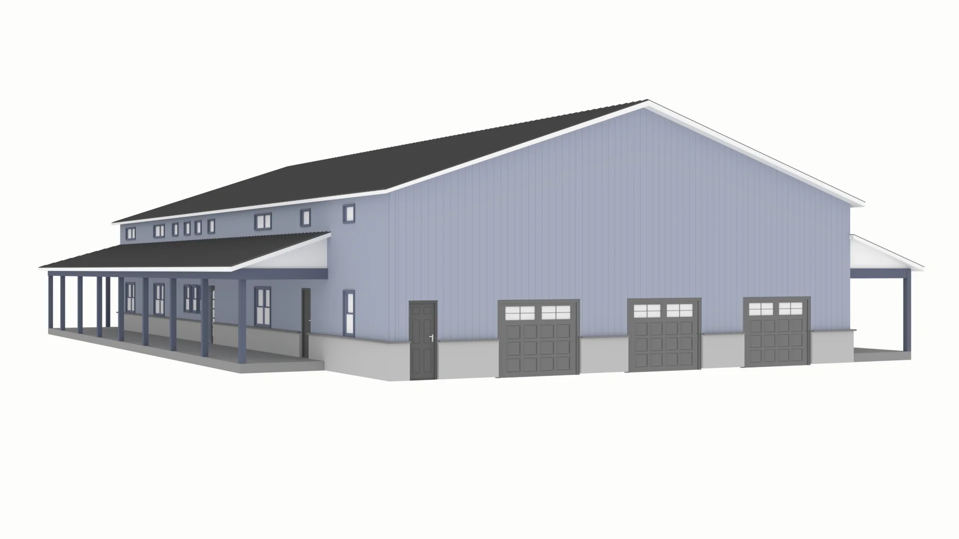 PL-60707-K Kessler Barndominium House Plan - Image 15