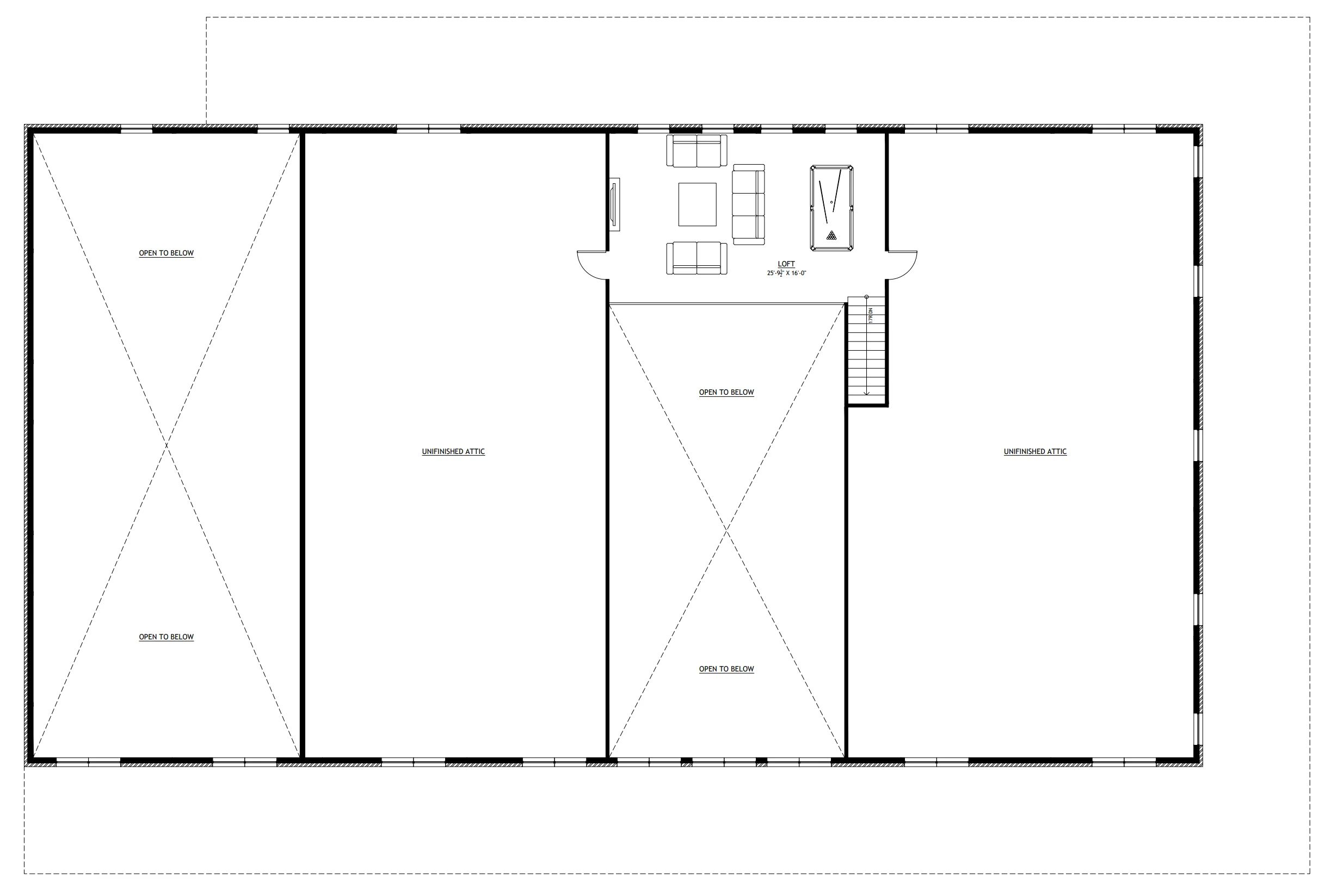 PL-60707-K Kessler Barndominium House Plan - Image 19