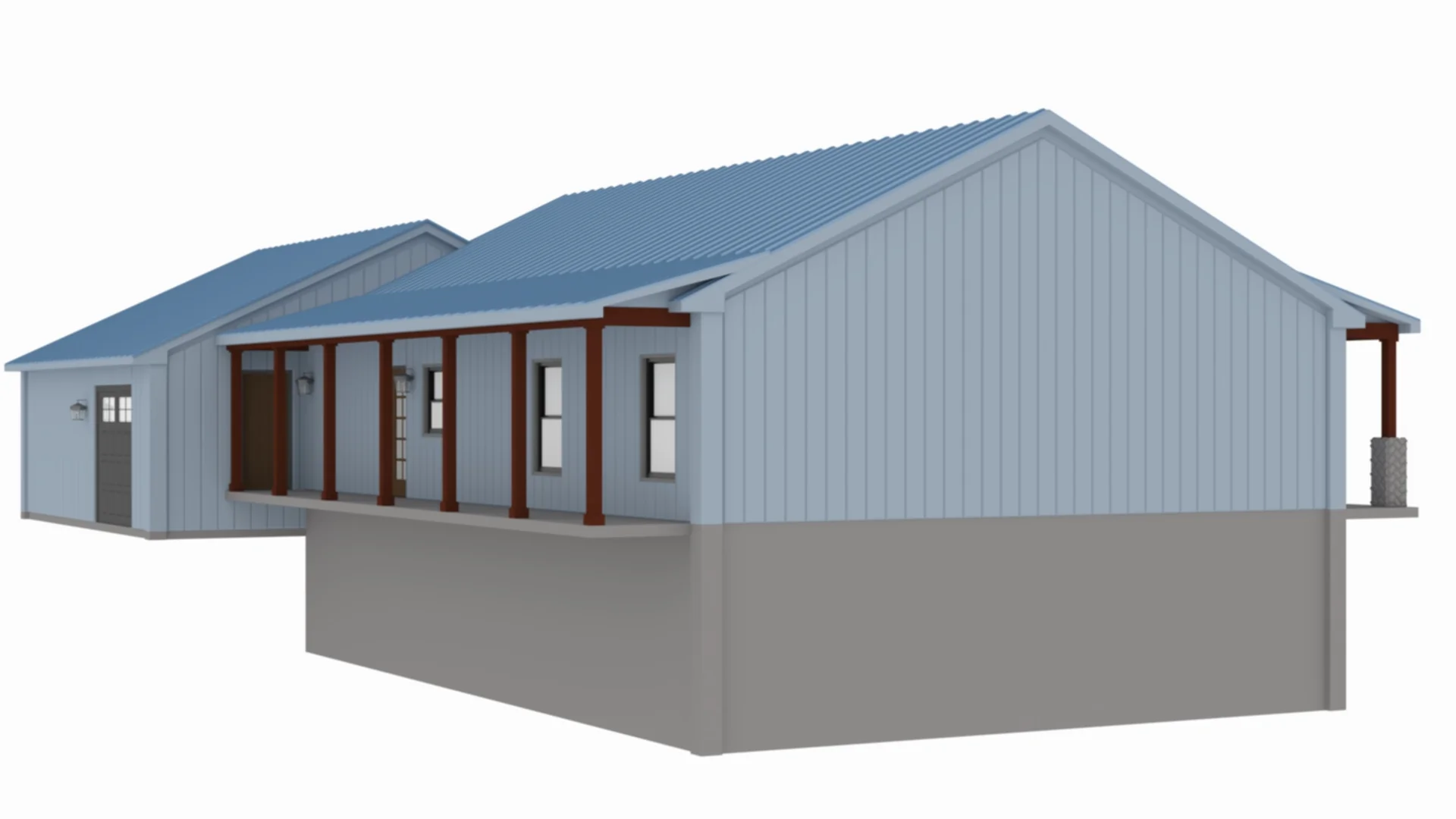 PL-60904 Paxton Barndominium House Plan - Image 10