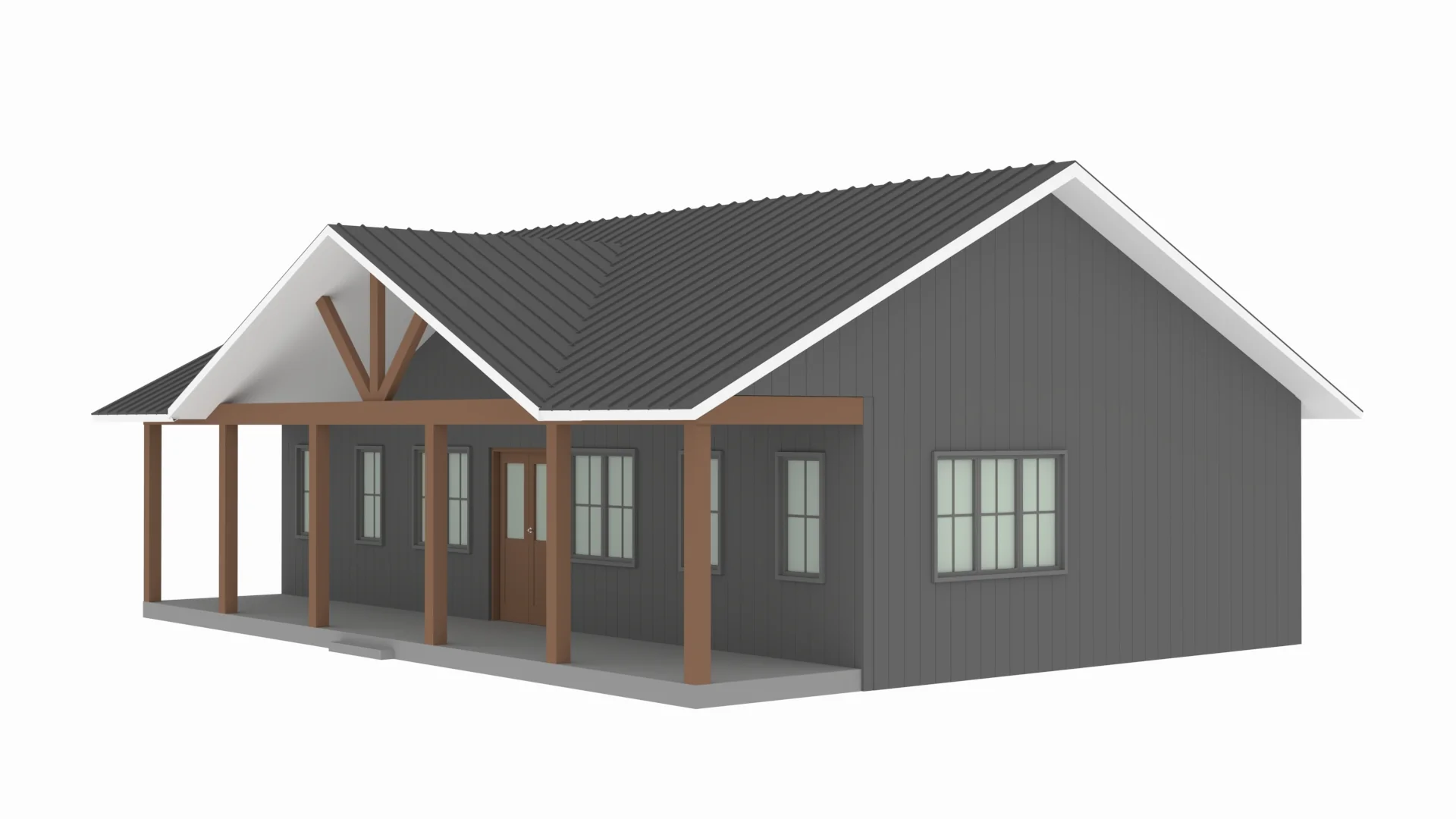 PL-61101-B Brandy Barndominium House Plan - Image 10