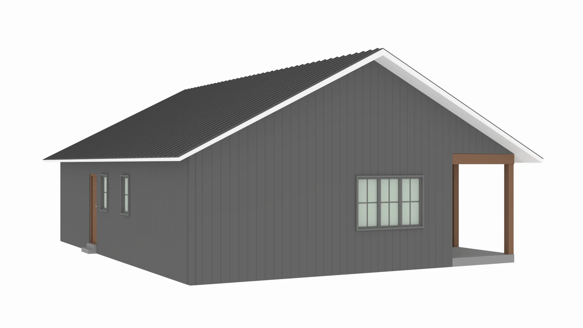 PL-61101-B Brandy Barndominium House Plan - Image 12