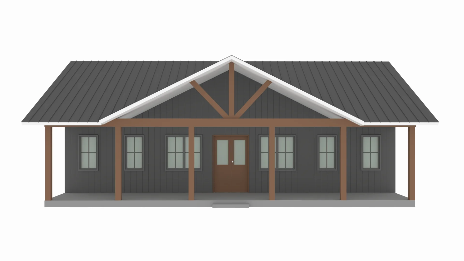 PL-61101-B Brandy Barndominium House Plan - Image 9