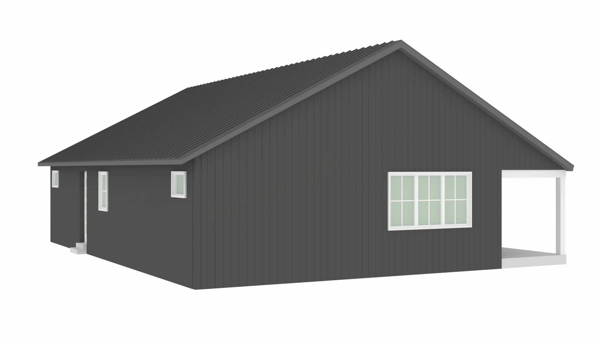 PL-61101-C Casey Barndominium House Plan - Image 10