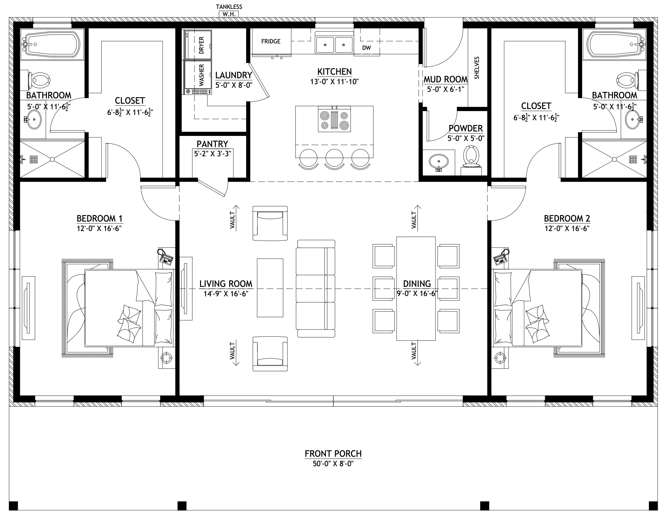 PL-61101-C Casey Barndominium House Plan - Image 13
