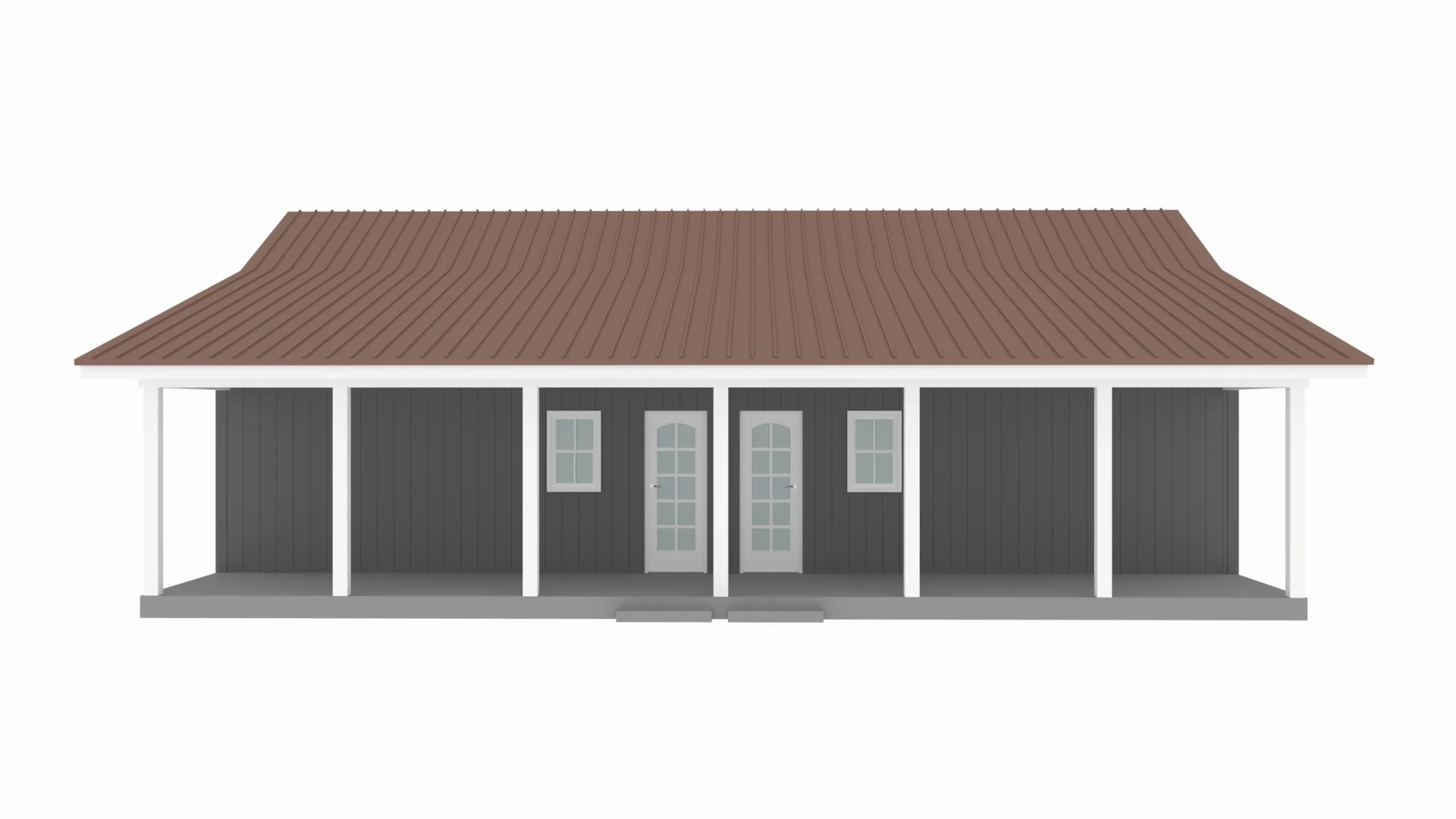 PL-61101-Duplex Barndominium House Plan - Image 6