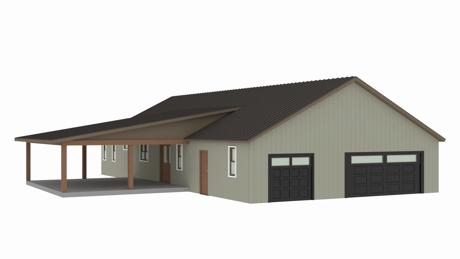 PL-61302-A Adam Barndominium House Plan - Image 10