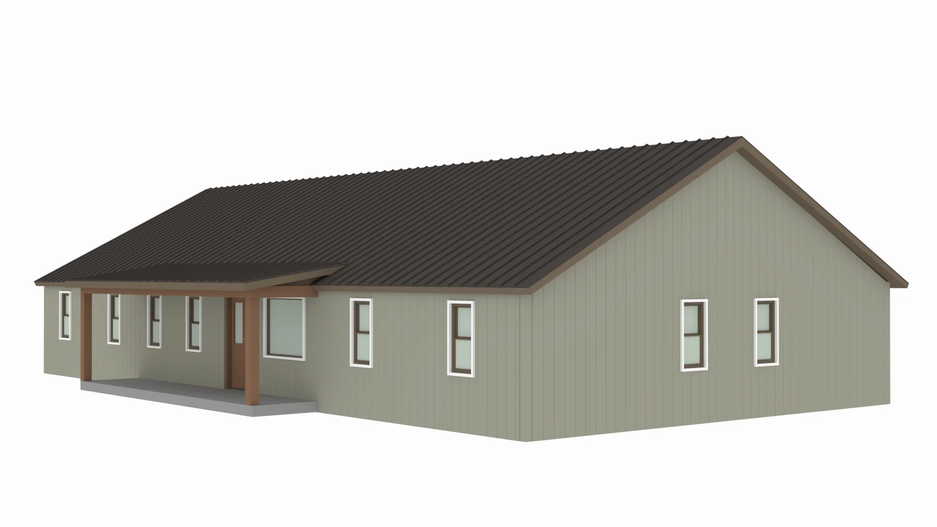 PL-61302-A Adam Barndominium House Plan - Image 8