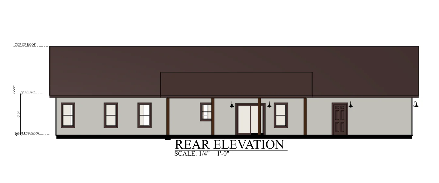 PL-61302 Barfield Barndominium House Plans - Image 20