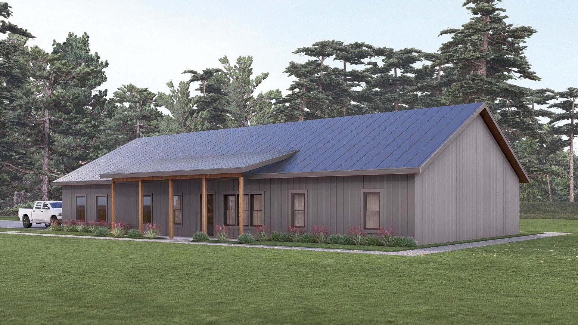 PL-61302 Barfield Barndominium House Plans - Image 3