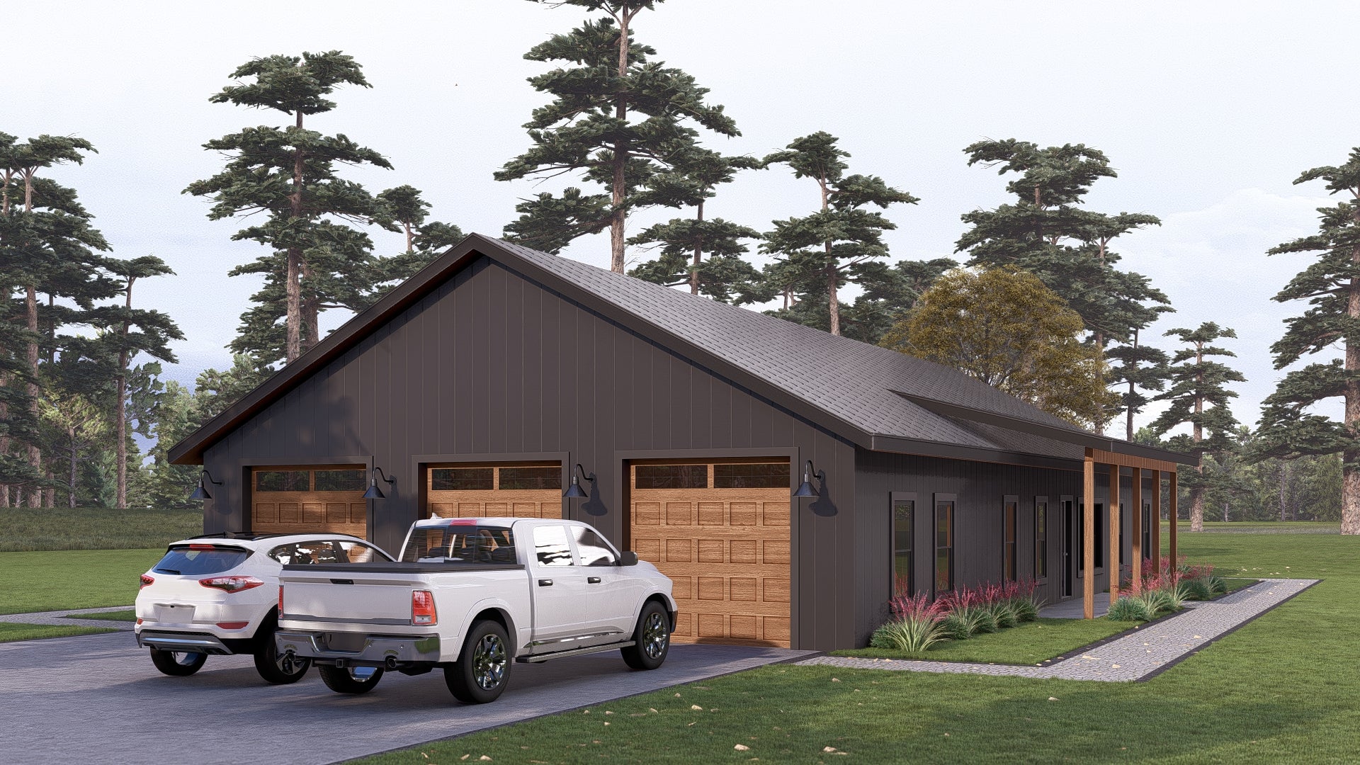 PL-61302 Barfield Barndominium House Plans - Image 6