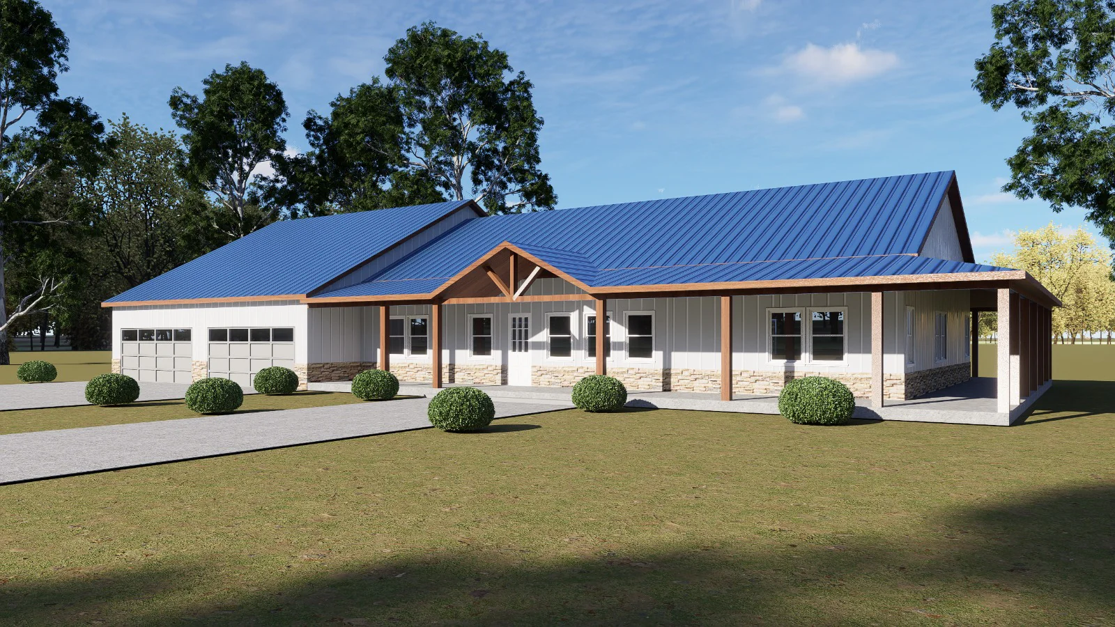PL-61303 Brookvale Barndominium House Plan - Image 7