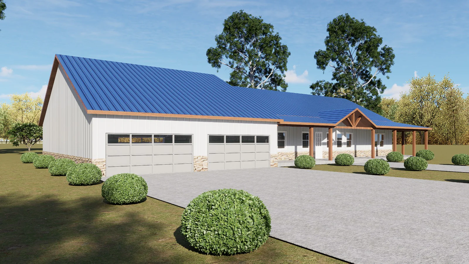 PL-61303 Brookvale Barndominium House Plan - Image 8