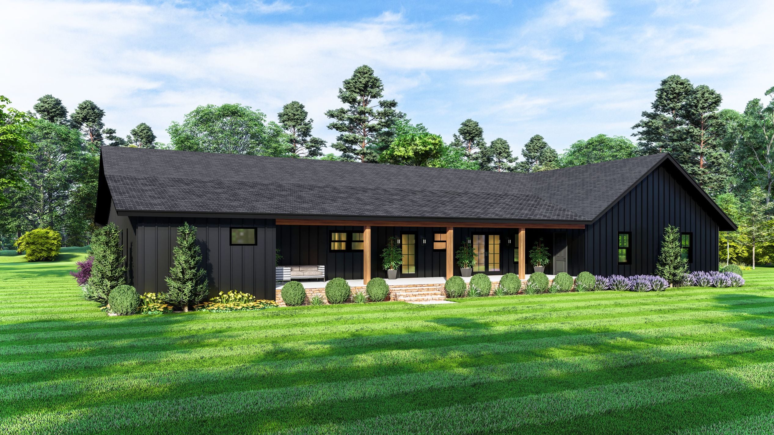 PL-61313-B Barbour Barndominium House Plan - Image 3