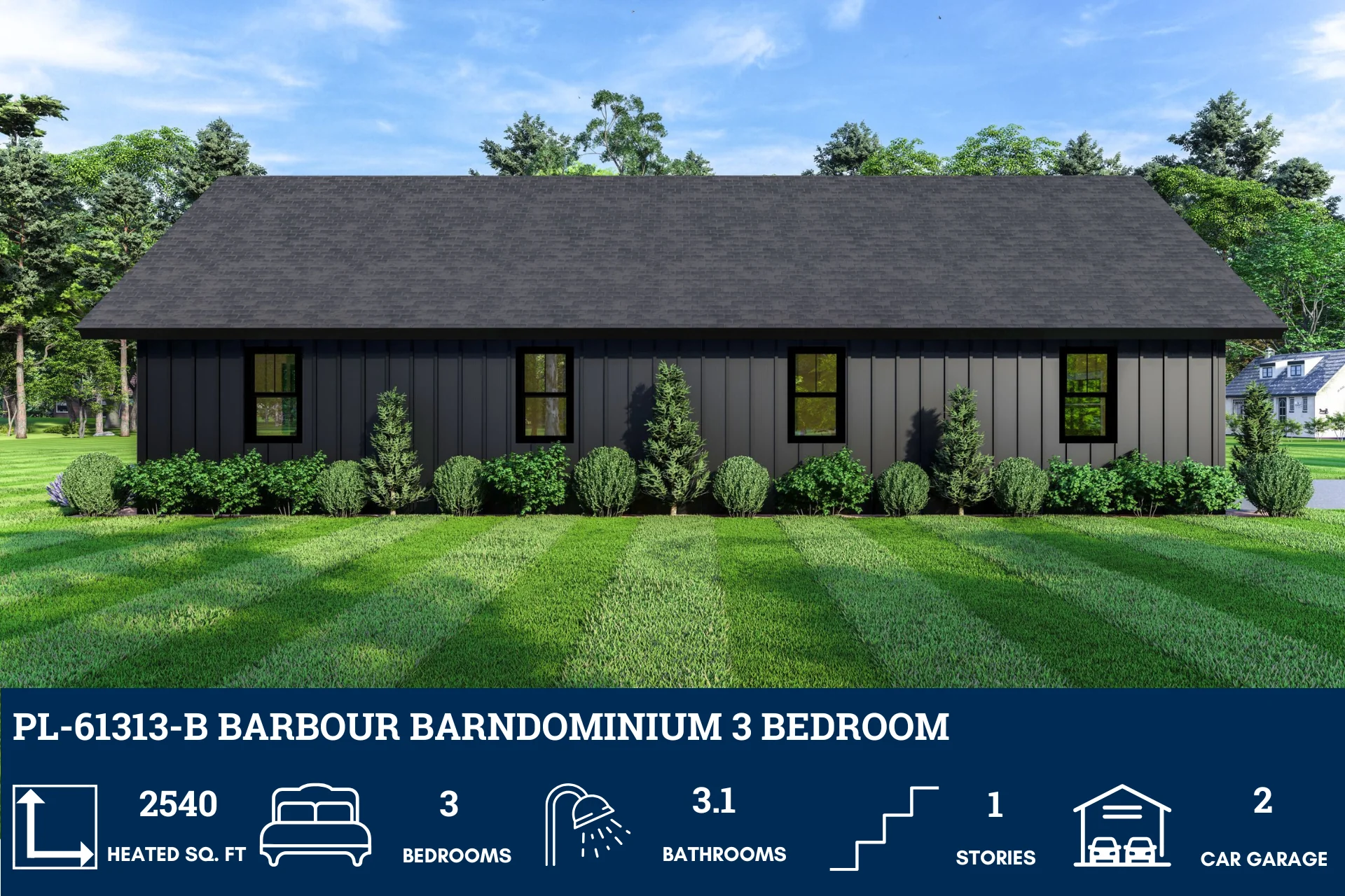 PL-61313-B Barbour Barndominium House Plan - Image 7