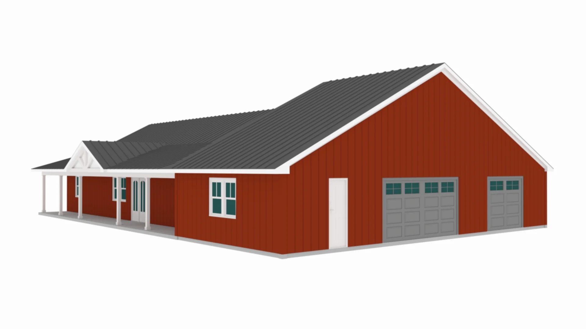 PL-61313-F Fox Barndominium House Plan - Image 10