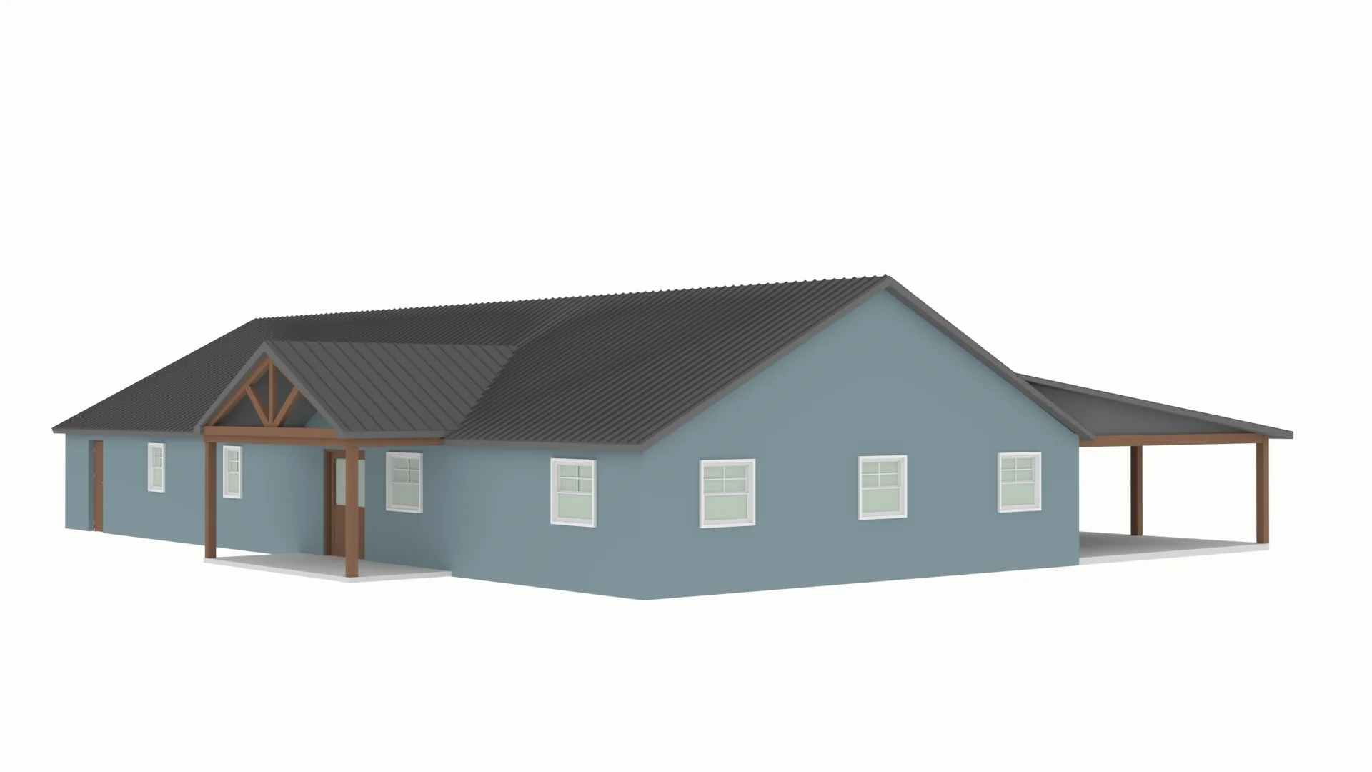 PL-61313-L Lisa Barndominium House Plan - Image 11