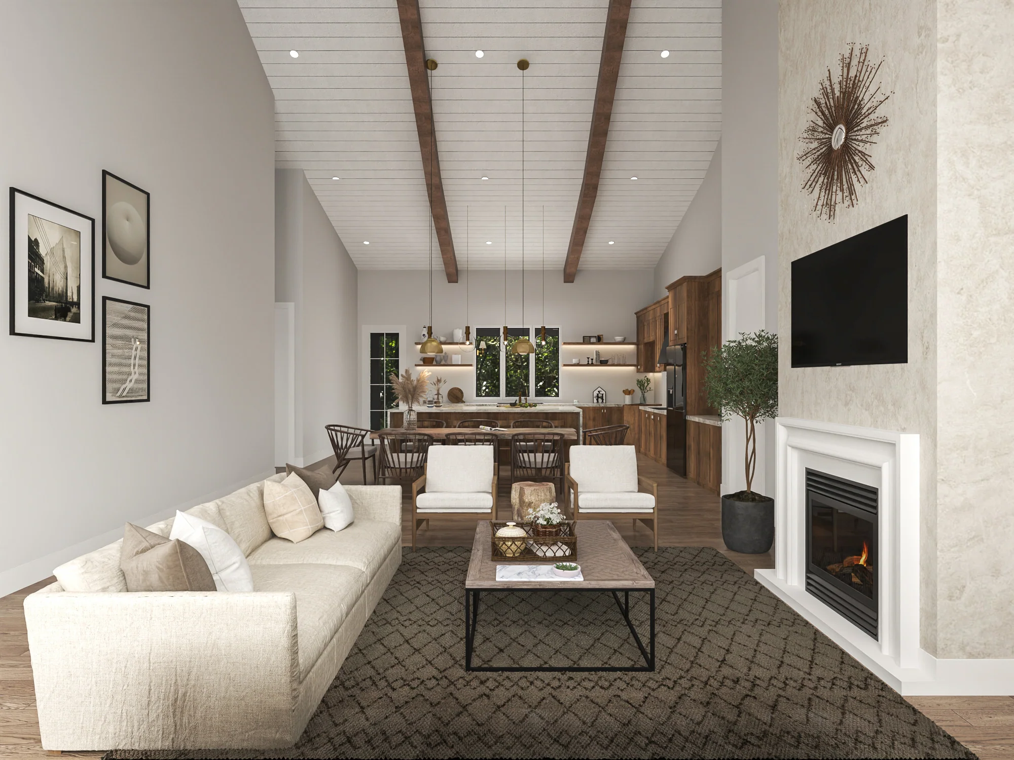 PL-61313 Pinewood Barndominium House Plan - Image 13