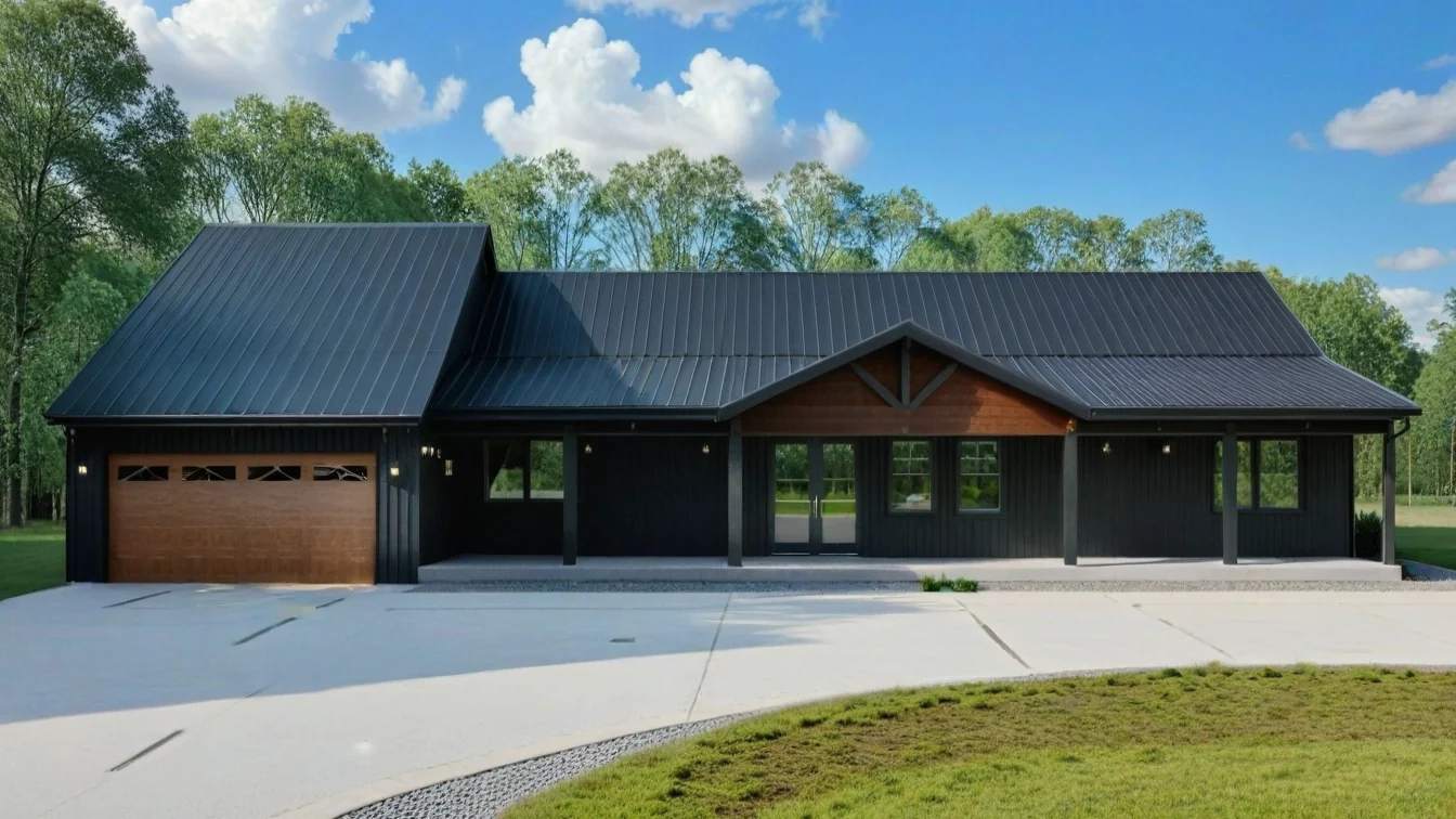 PL-61313 Pinewood Barndominium House Plan - Image 5