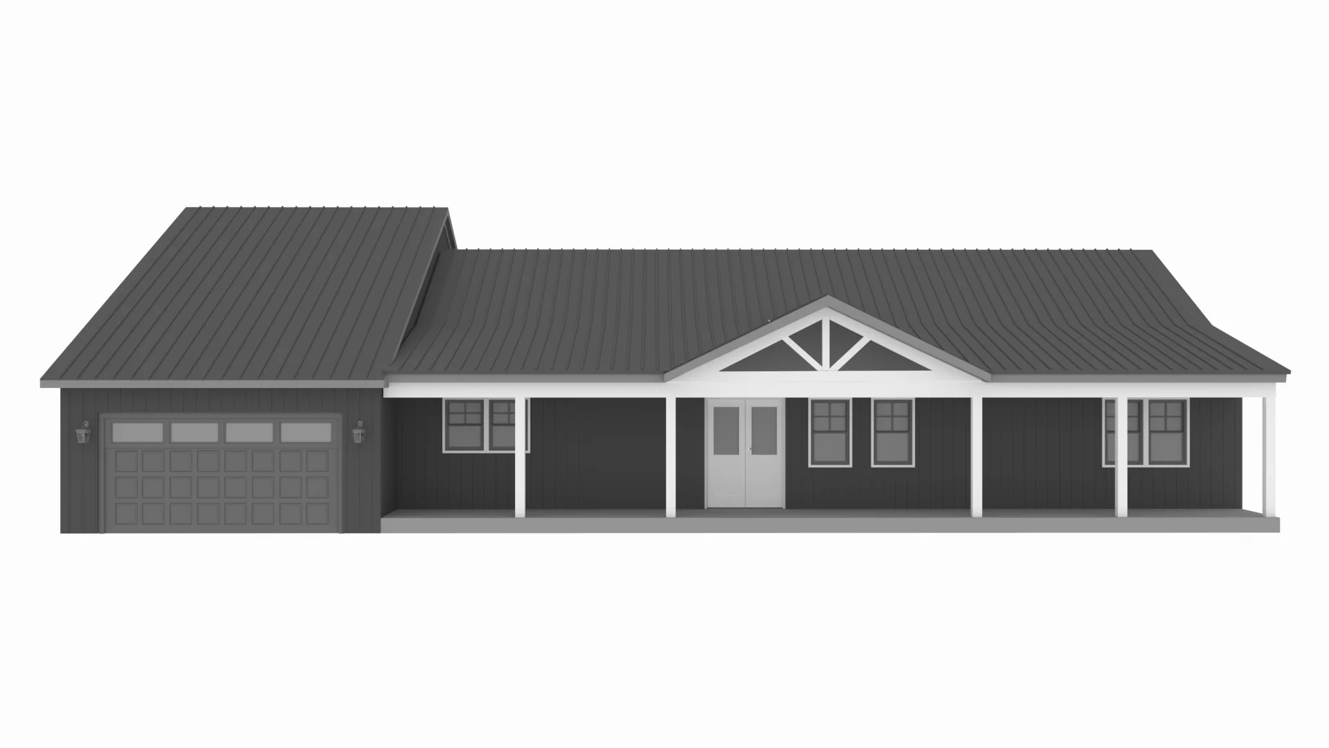 PL-61313 Pinewood Barndominium House Plan - Image 7