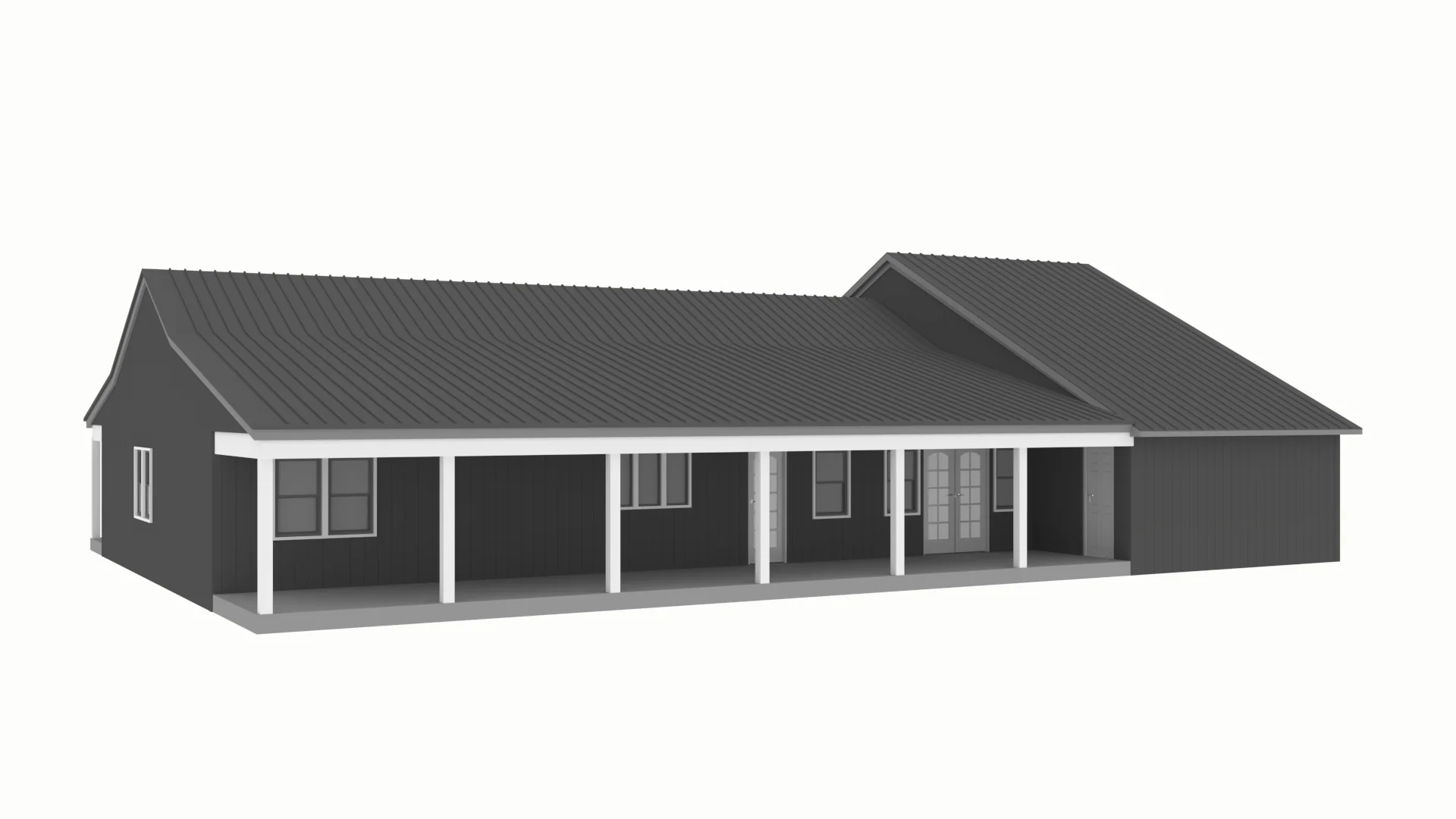 PL-61313 Pinewood Barndominium House Plan - Image 9