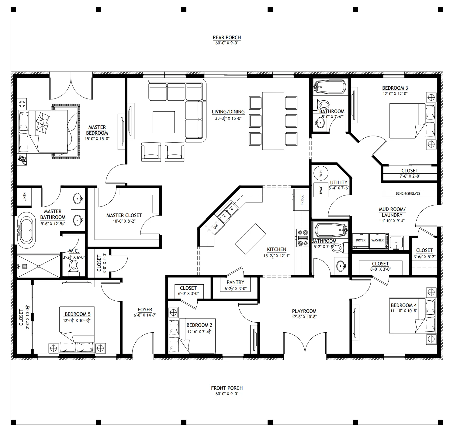 PL-61703 Medfield Barndominium House Plan - Image 11