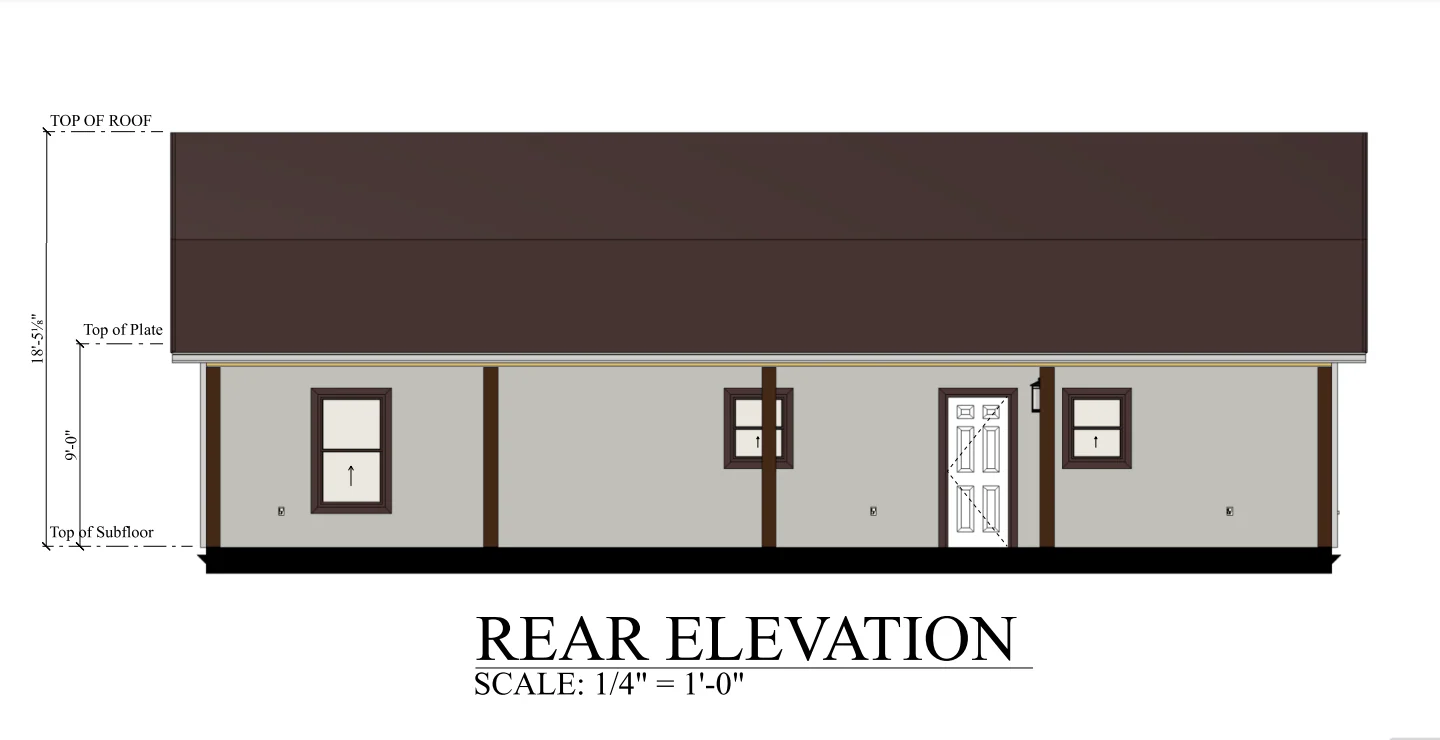 PL-61704 Milan Barndominium House Plan - Image 6