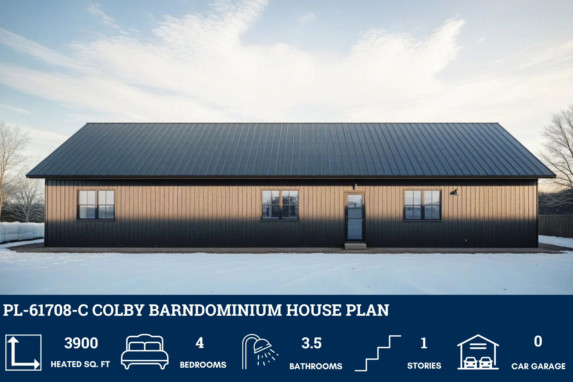 PL-61708-C Colby Barndominium House Plan - Image 7