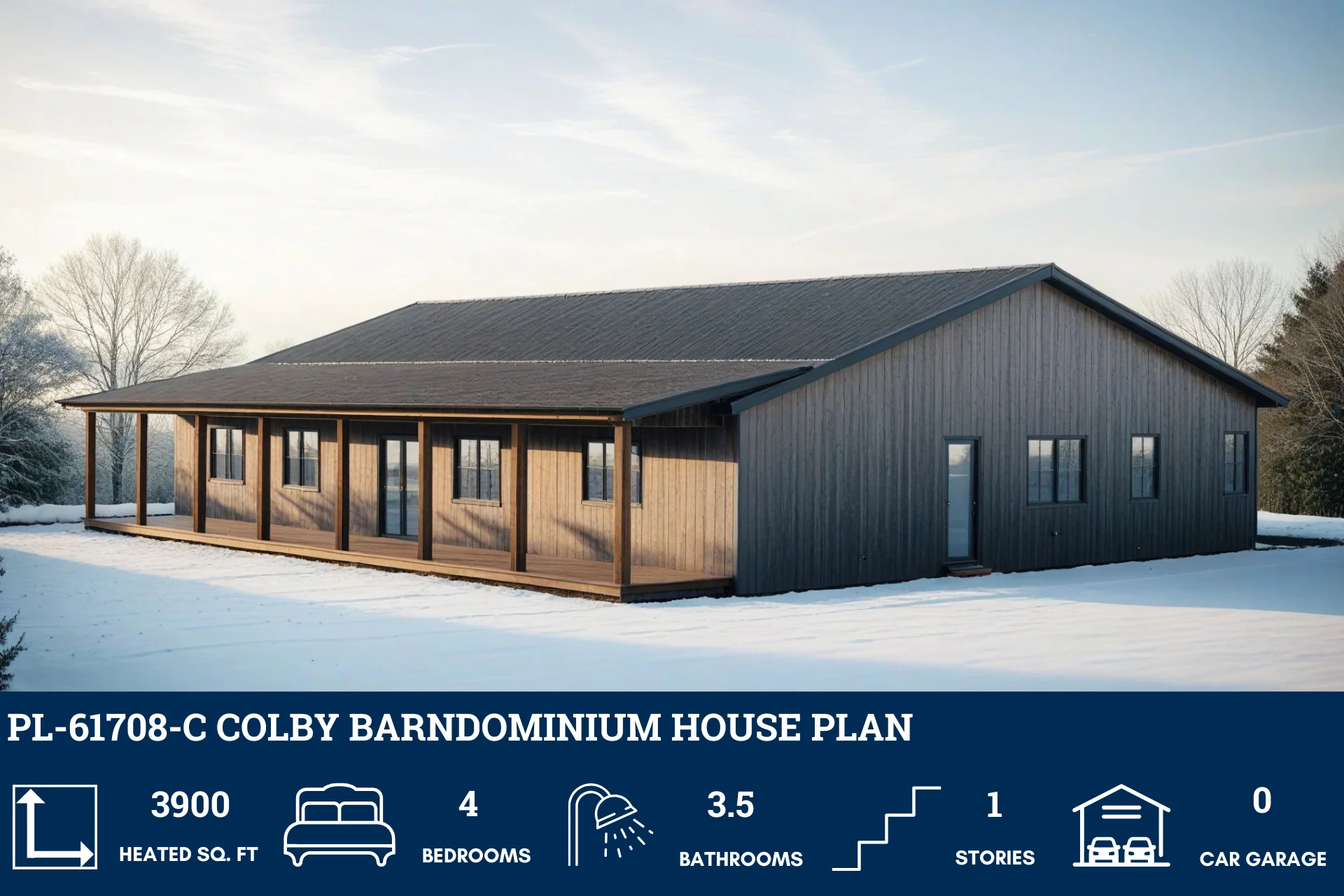 PL-61708-C Colby Barndominium House Plan - Image 8