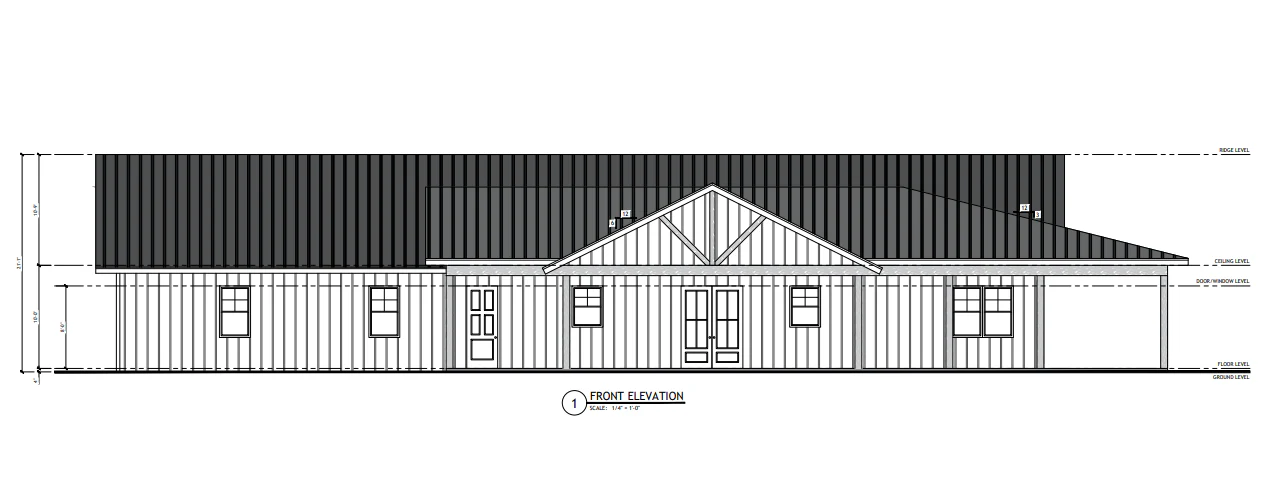 PL-61901 Athena Barndominium House Plan - Image 14