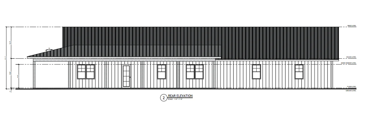 PL-61901 Athena Barndominium House Plan - Image 15
