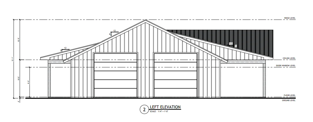 PL-61901 Athena Barndominium House Plan - Image 16