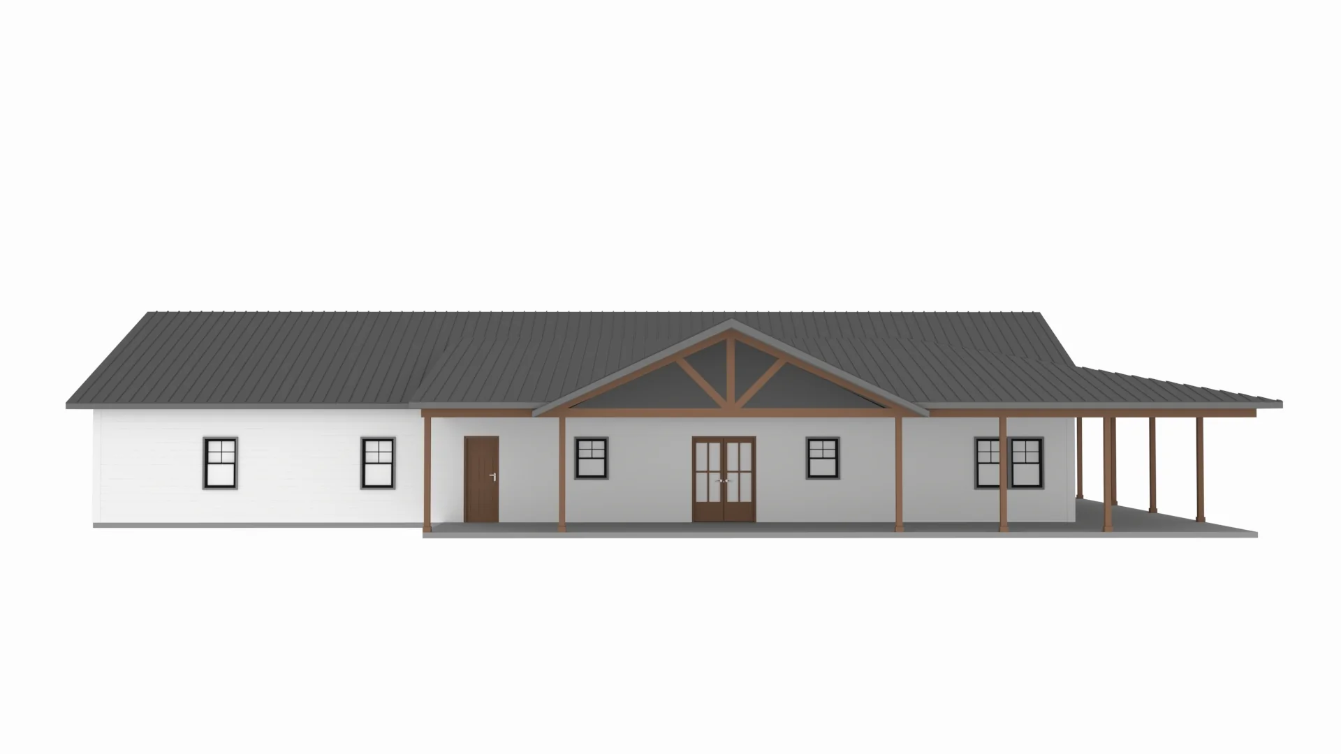 PL-61901 Athena Barndominium House Plan - Image 3