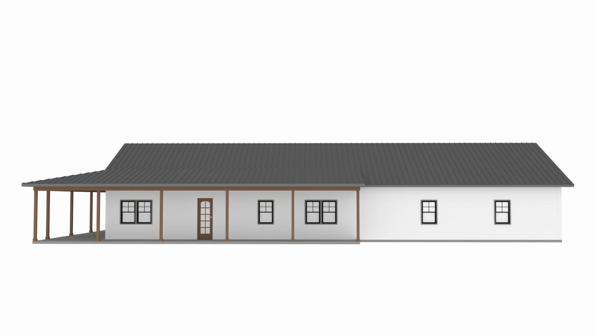 PL-61901 Athena Barndominium House Plan - Image 5