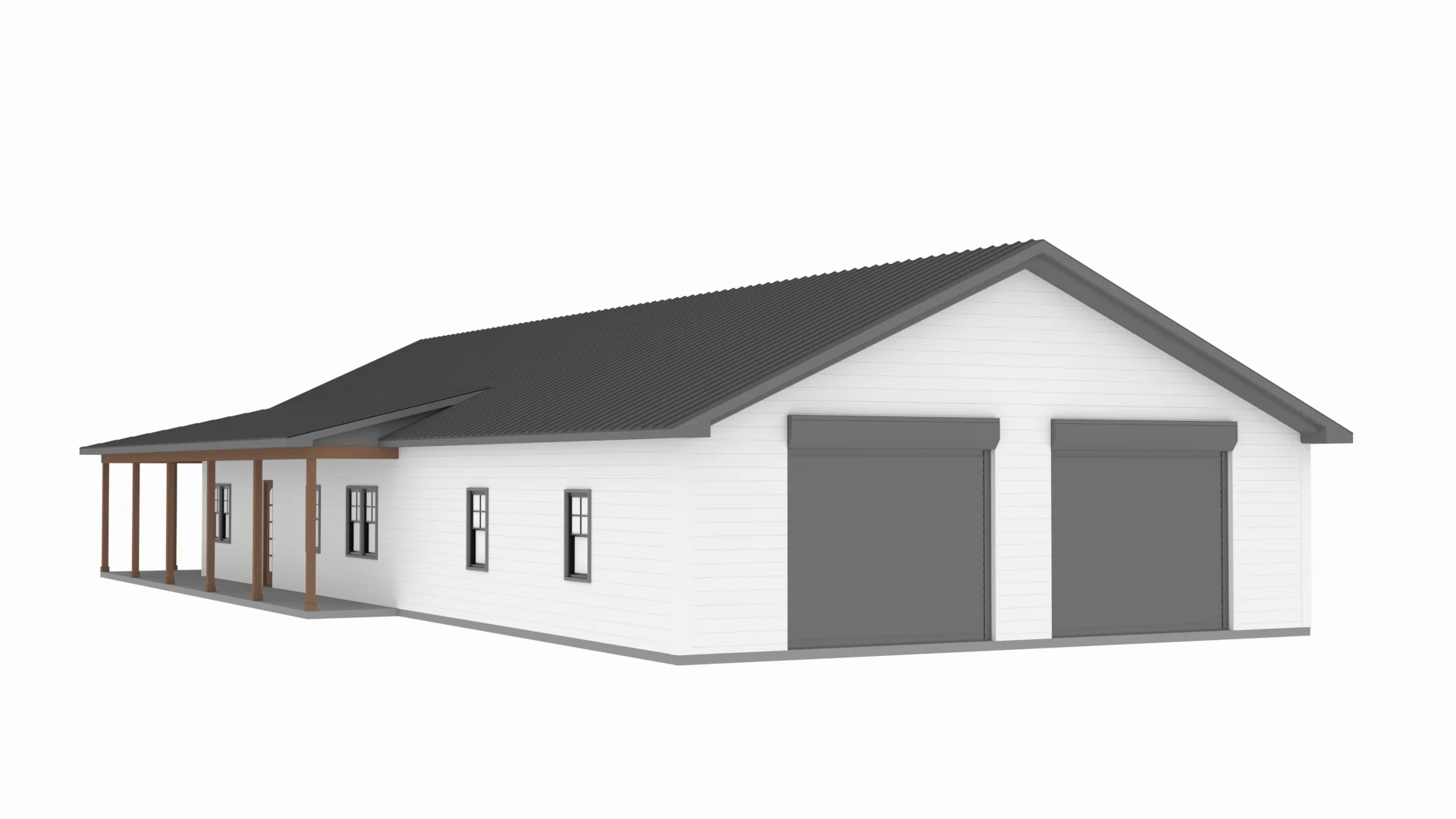 PL-61901 Athena Barndominium House Plan - Image 6