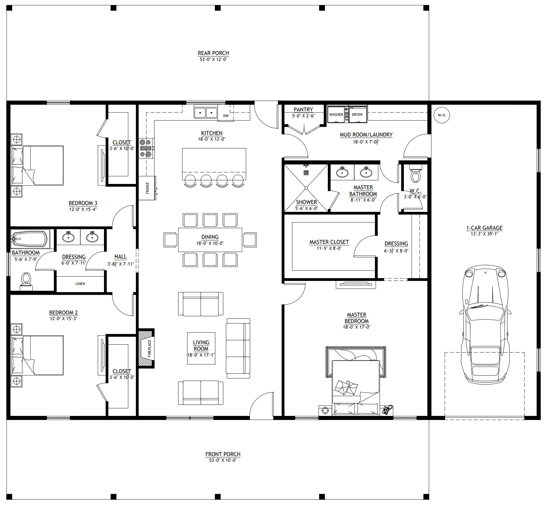 PL-62001-G Barndominium House Plan - Image 7