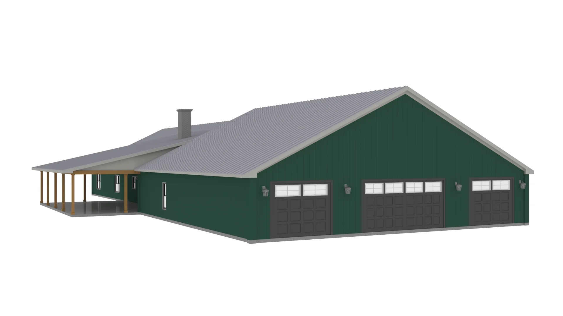 PL-62103 Willow Barndominium House Plans - Image 11