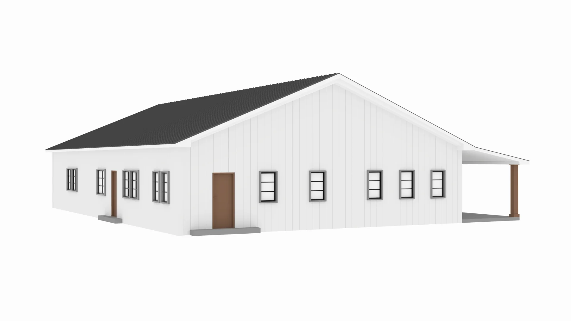 PL-62203 Underwood Barndominium House Plans - Image 6