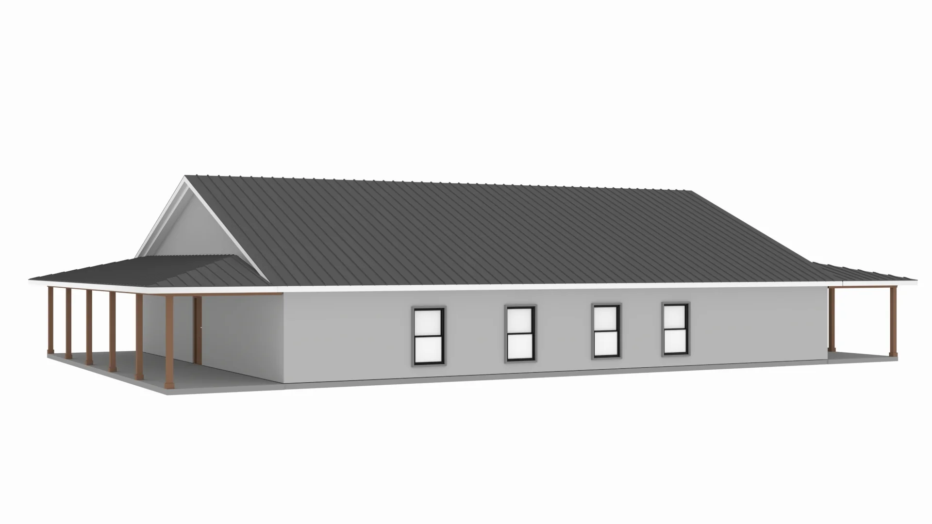 PL-62205 Whiting Barndominium House Plan - Image 6