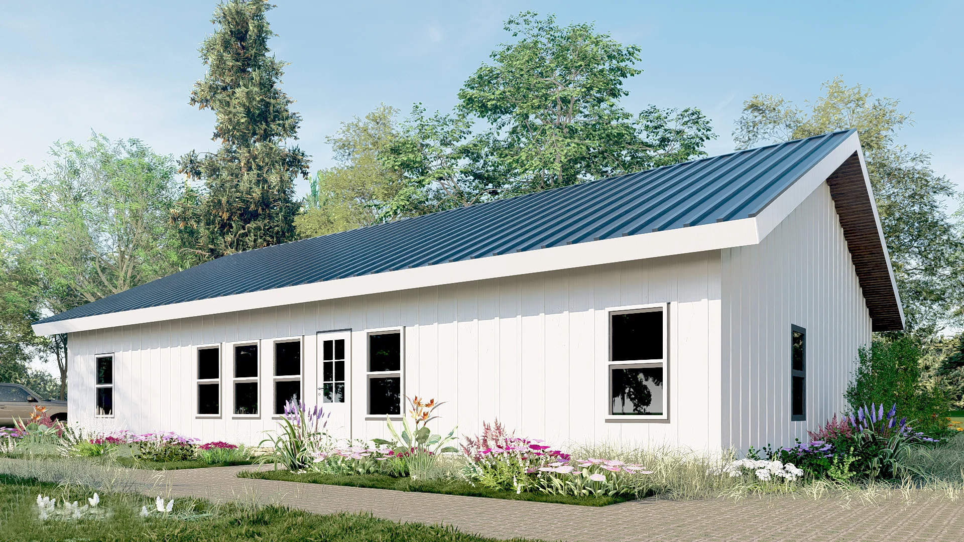 PL-62302 Greenway Barndominium House Plans - Image 3