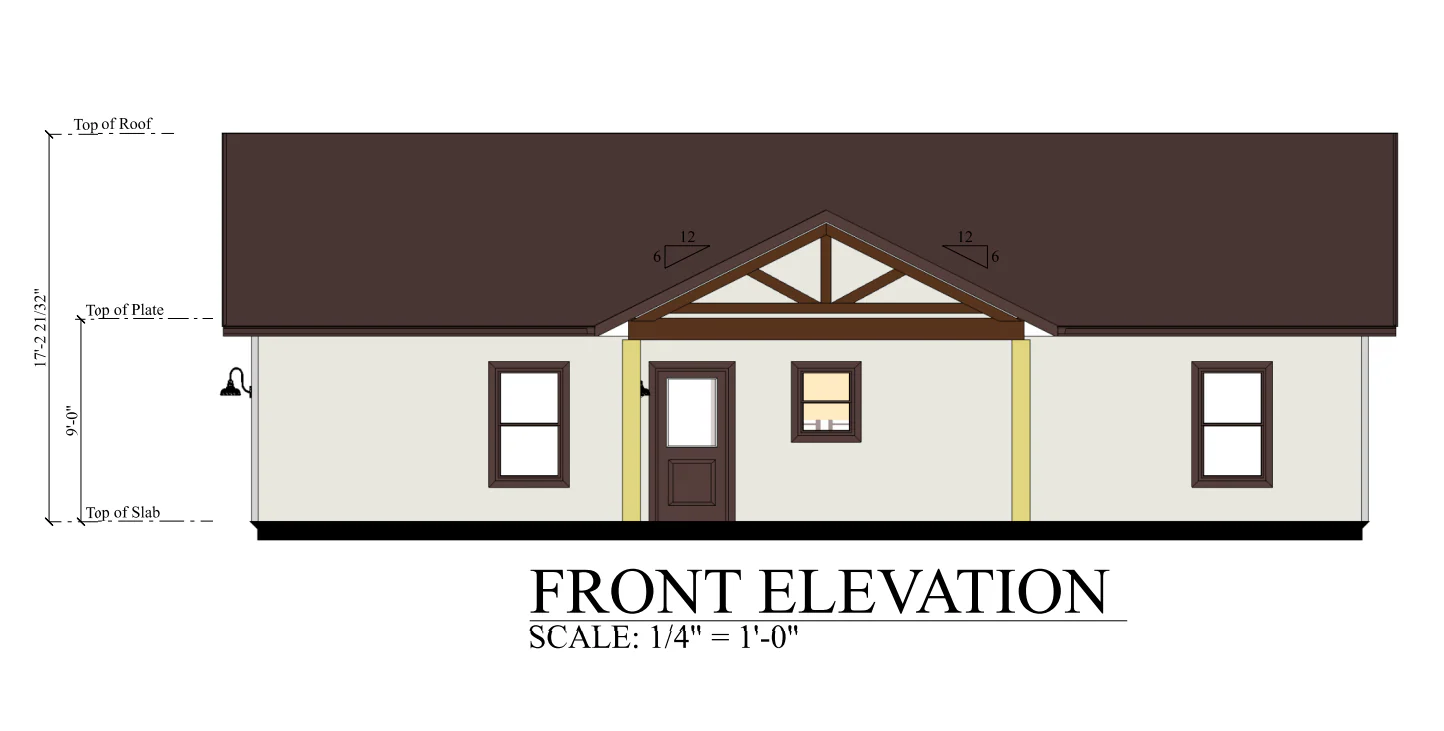 PL-62303 Gorefield Barndominium House Plans - Image 15
