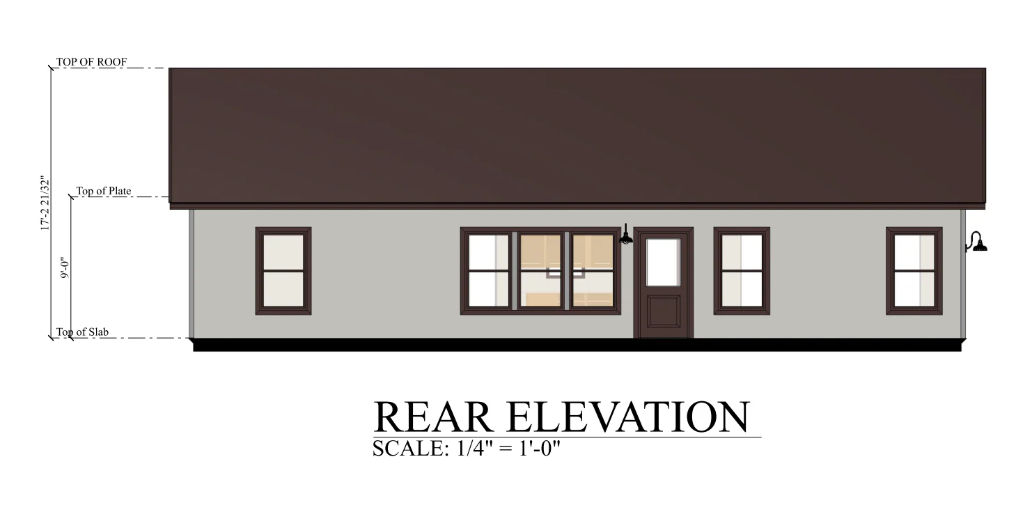 PL-62303 Gorefield Barndominium House Plans - Image 16